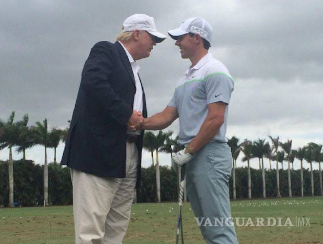 $!Rory McIlroy descarta volver a jugar con Donald Trump por no ser un buen lider