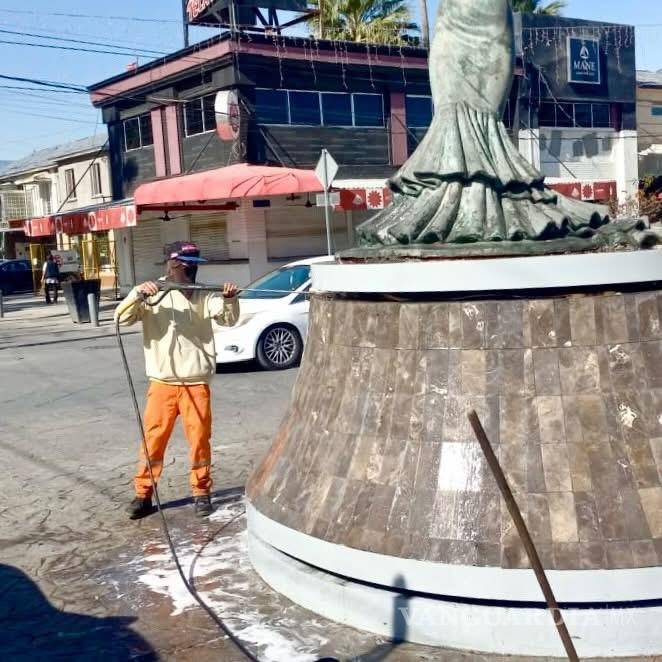 $!Las labores incluyen limpieza diaria y retiro constante de desechos en el primer cuadro de la ciudad.