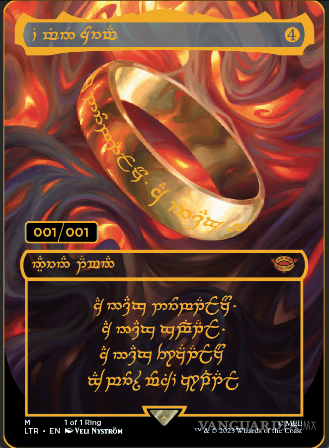 $!‘The One Ring’: “Un Anillo para gobernarlos a todos. Un Anillo para encontrarlos, un Anillo para atraerlos a todos y atarlos en las tinieblas, en la Tierra de Mordor donde se extienden las Sombras”