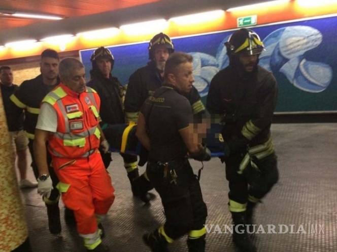 $!Falla en las escaleras eléctricas del Metro, deja a 20 aficionados heridos antes de juego de la Champions