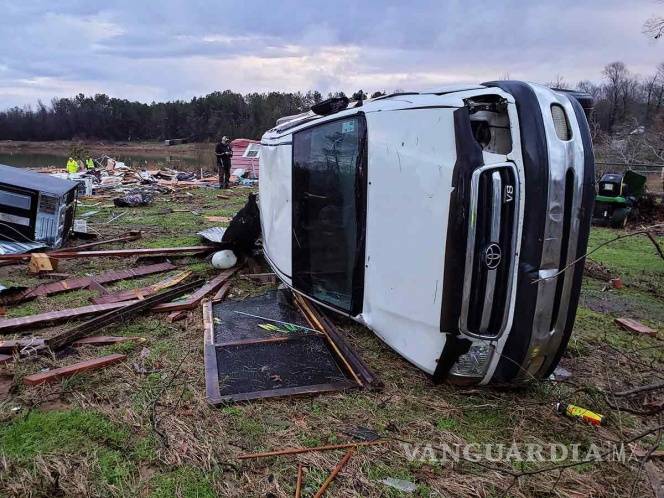 $!Suman 7 muertos por tormentas en el sur de Estados Unidos