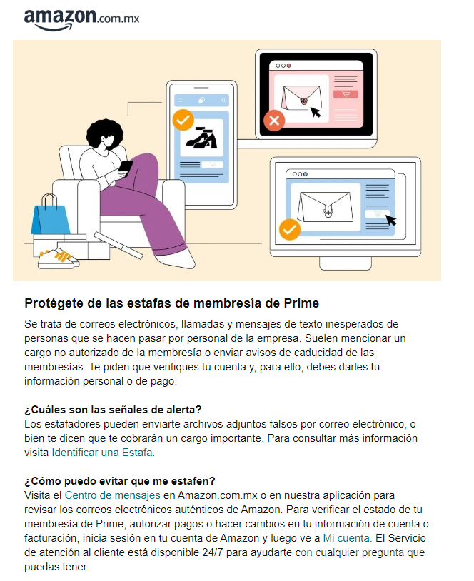 $!Alerta Amazon por estafas en Prime y brinda recomendaciones para usuarios