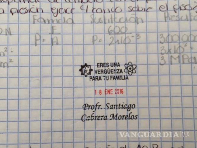 'Eres una vergüenza para tu familia', así califica el Prof. Santiago Cabrera Morelos