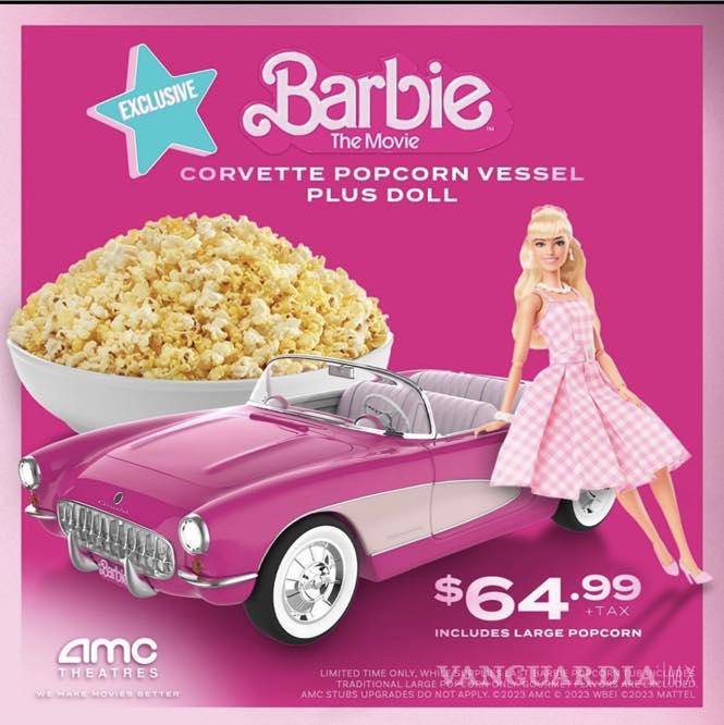 $!El combo en Estados Unidos incluía una palomera en forma de Corvette con palomitas grandes.