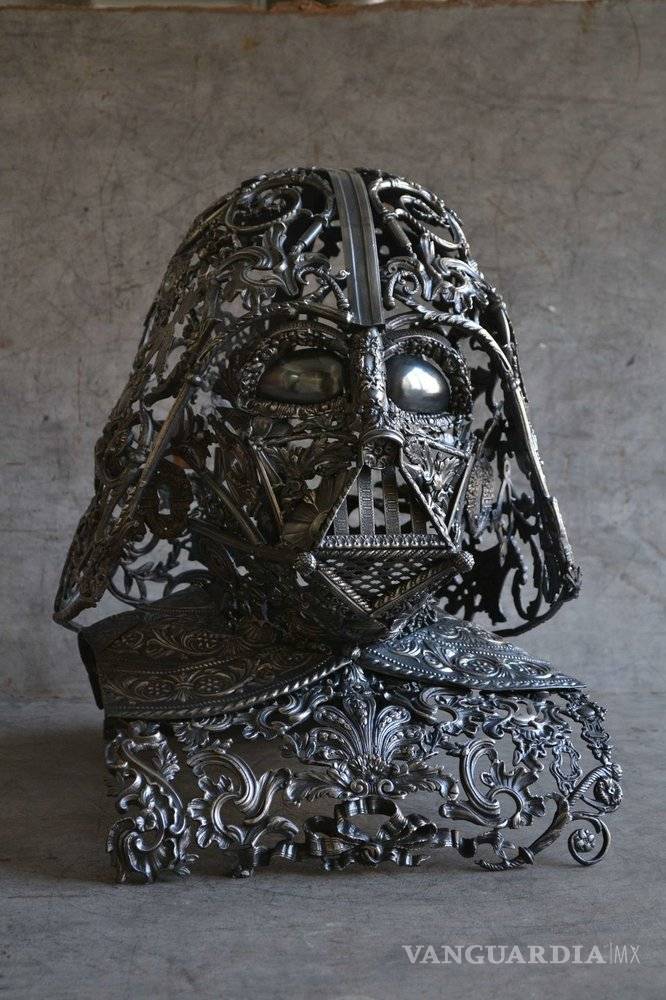 $!Este es el casco de Darth Vader más bonito que hayas visto