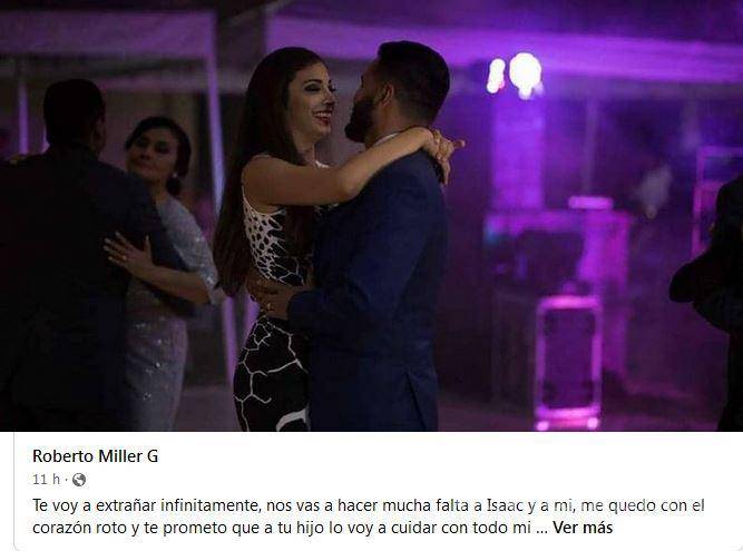 $!En redes sociales circula el post de despedida de un usuario de Facebook, el cual al parecer se trata de la pareja sentimental de la víctima al cual le dan el pésame y le desean pronta resignación.