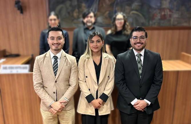 El equipo está integrado por Saraí Argentina Quiñones Rodríguez y Cristian Manuel Nava Rivas, asesorados por el profesor Gerardo Alberto Centeno Alvarado.