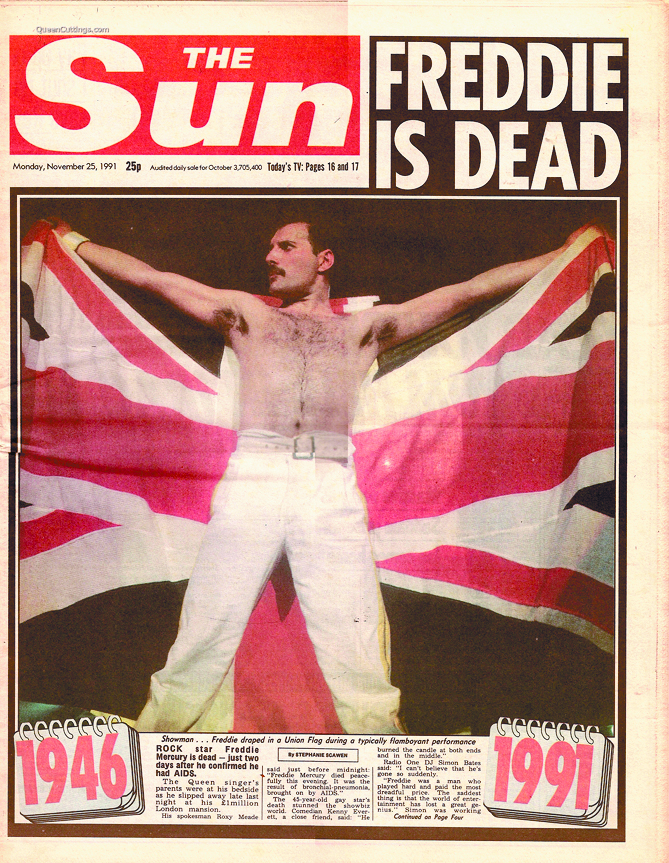 $!25 años sin Freddie Mercury