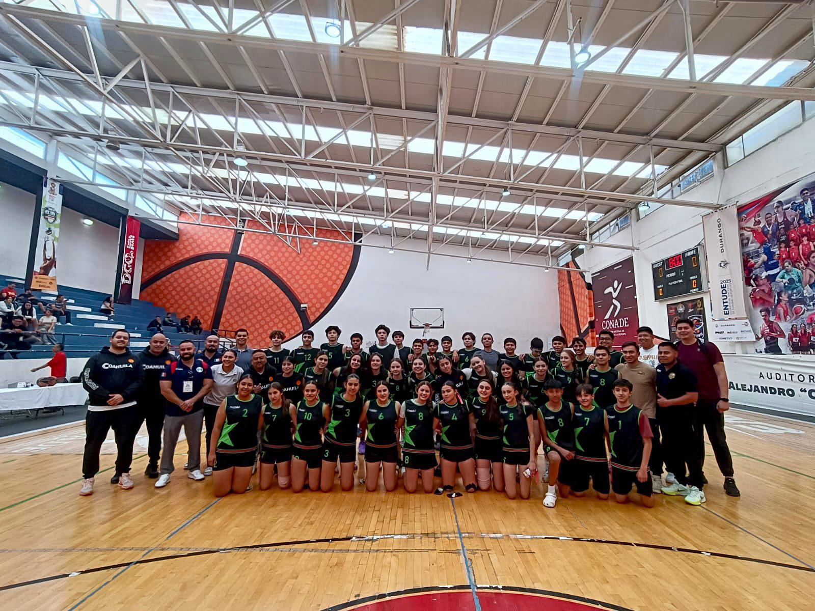 Histórica participación: Coahuila clasifica a ocho equipos de básquetbol a la Olimpiada Nacional 2026