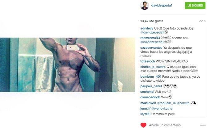 $!David Zepeda alborotó Instagram con foto posando desnudo