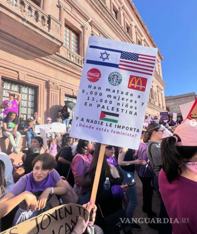 $!Allie Colunga es otra de las jóvenes activistas que realiza actividades pro Palestina.