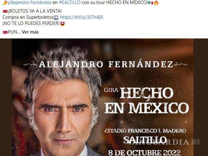 $!Fernández visitó Saltillo en octubre del 2017 el evento se llevó a cabo en el mismo estadio Francisco I. Madero.