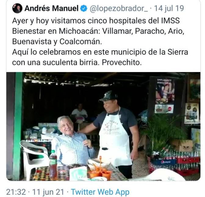 $!Matan a dueño de negocio en Michoacán que AMLO visitó en 2019