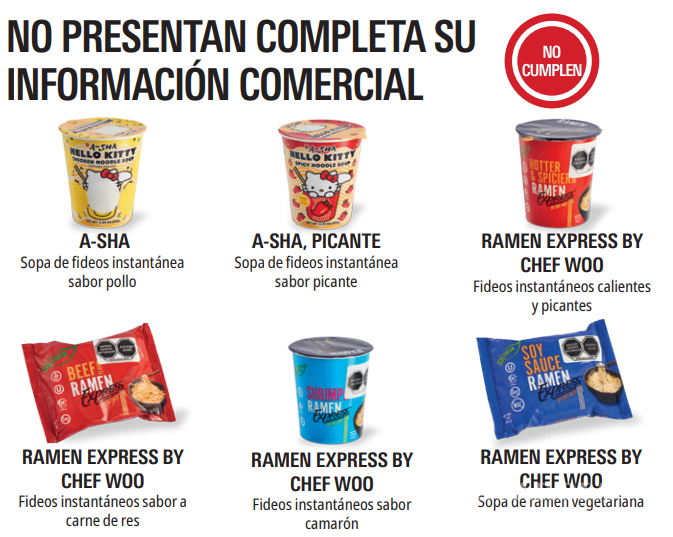 $!Profeco detecta fallas en sopas Maruchan, MAMA, Nissin y Chef Woo; ¿qué tienen realmente?