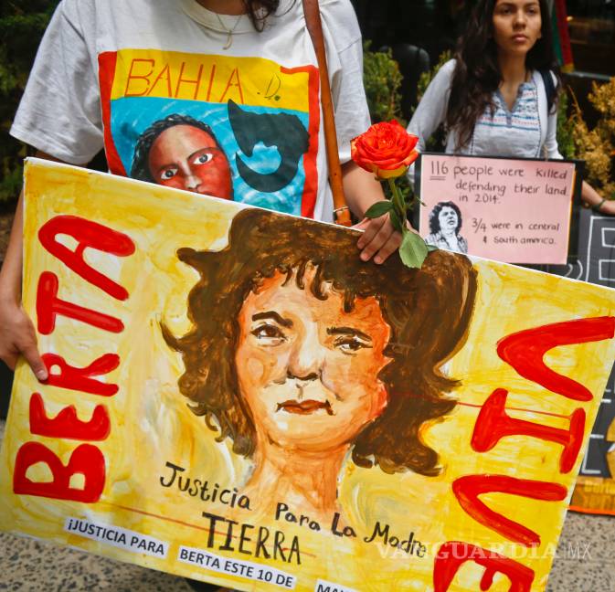Piden justicia para Berta Cáceres en Nueva York