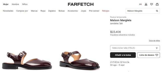 $!Estos son los extraños zapatos de Mijares con forma de ‘pezuña’, y con valor de ¡23 mil pesos!