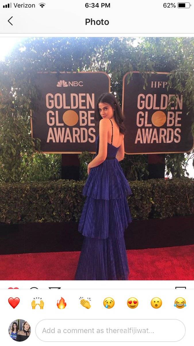 $!La ‘Chica del Agua Fiji’ que se robó los Globos de Oro