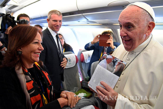 $!Por crisis en Televisa, Valentina Alazraki no pudo viajar con el Papa Francisco