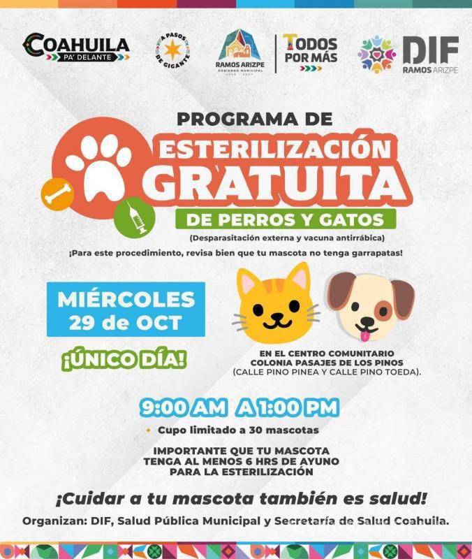 $!La campaña gratuita se llevará a cabo en el Centro Comunitario de la colonia Parajes de los Pinos.