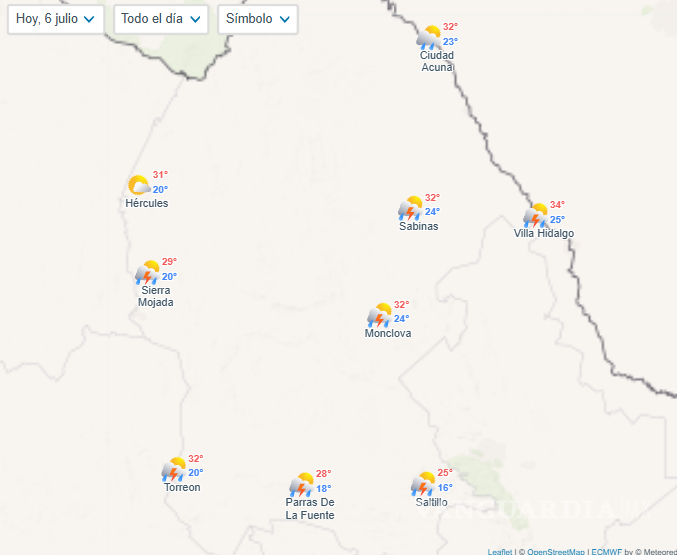 $!Prepárese... Lluvias por Monzón Mexicano y Onda Tropical #9; ‘Chantal’ en tierra lejos de costas de México