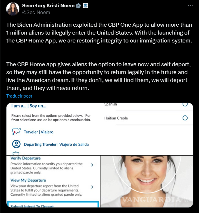 $!¿Cómo funciona CBP Home, la app del Gobierno de Trump para que migrantes se deporten?