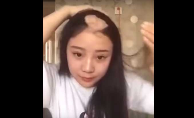 Mujer se arranca el cabello con un taladro al realizar reto