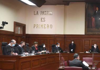 El ministro Jorge Mario Pardo Rebolledo entregó a sus compañeros el proyecto para resolver la acción de inconstitucionalidad presentada por diputados de la oposición.