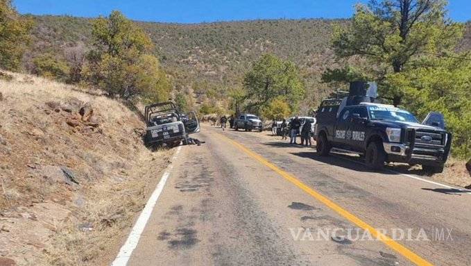 $!Mueren cuatro policías durante emboscada en Chihuahua, hieren a 12