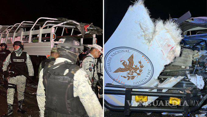 $!Choque entre tráiler y camión de la Guardia Nacional deja un elemento muerto y al menos 32 heridos