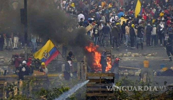 $!Personalidades y organismos internacionales repudian represión en Ecuador