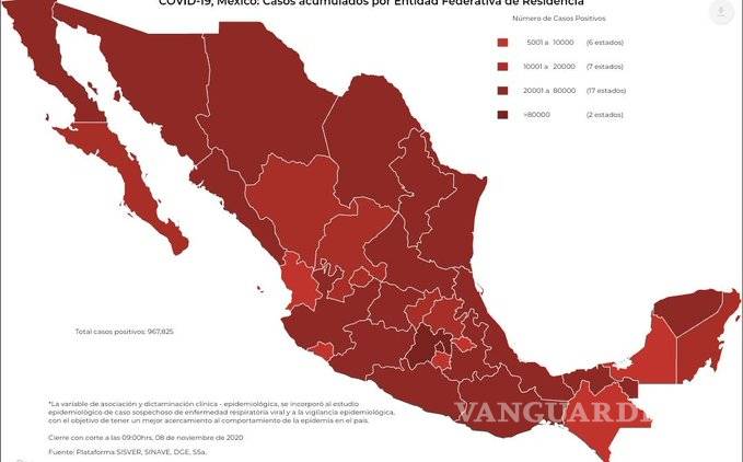 $!México suma 204 mil 147 muertos por COVID-19