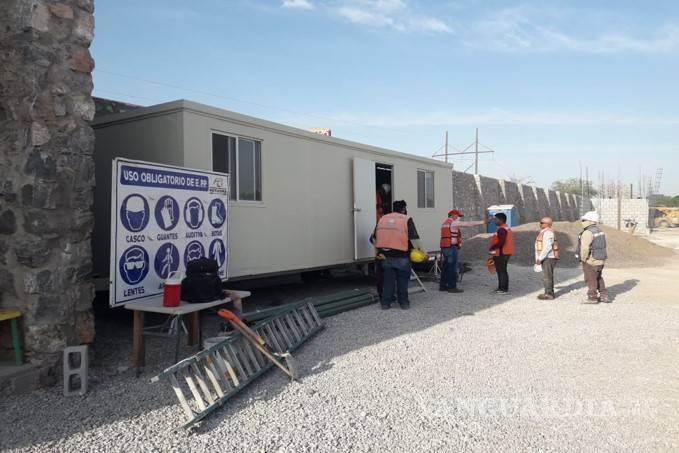 $!Se mantienen medidas de prevención en frentes de obra por COVID-19 en Torreón