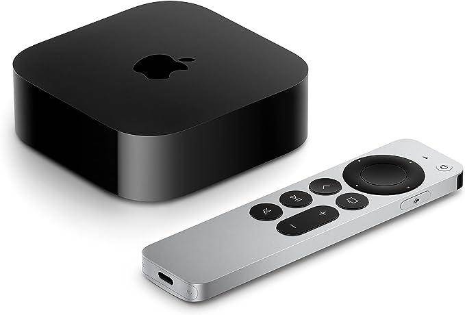 $!Apple TV 4K (3a generación) con Wi-Fi y 64 gigabytes de memoria, y con Ethernet y 128 gigas de memoria, cuestan desde 2,700 y 3,500 pesos. FOTO: CORTESÍA