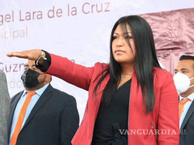 $!María Elena Martínez, quien asumió la presidencia municipal de Amanalco en 2021 bajo el partido Movimiento Ciudadano, fue detenida.