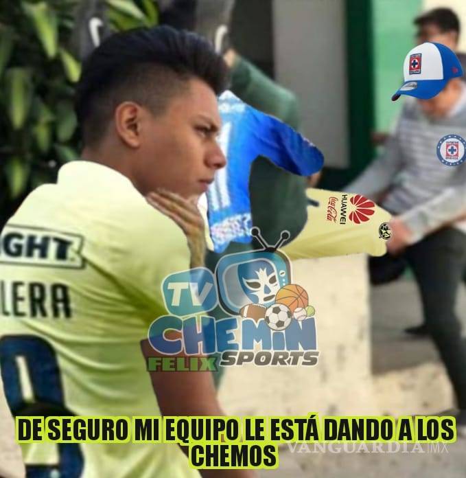 $!Los memes de la victoria del Cruz Azul al América