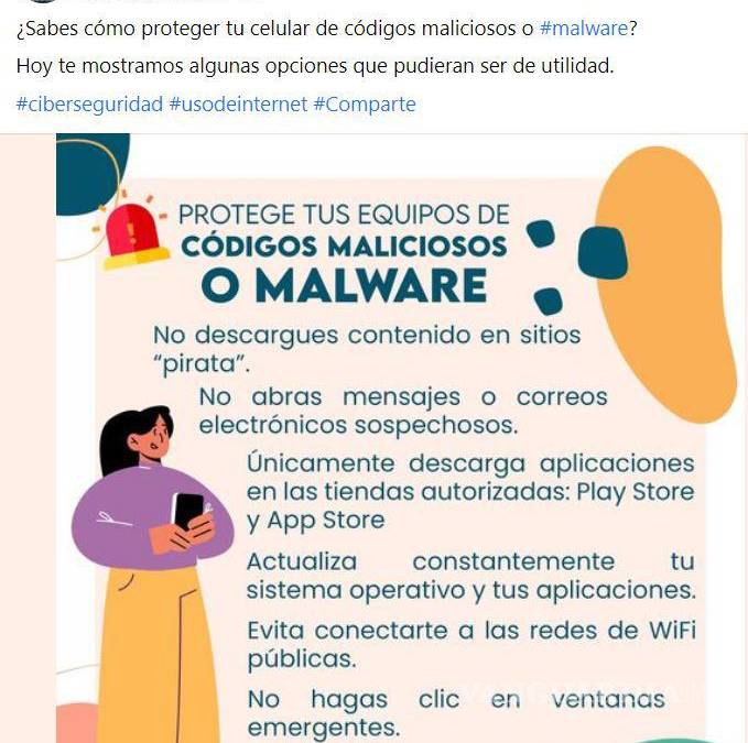 Cuídense de los programas malignos, pide Policía Cibernética de Coahuila