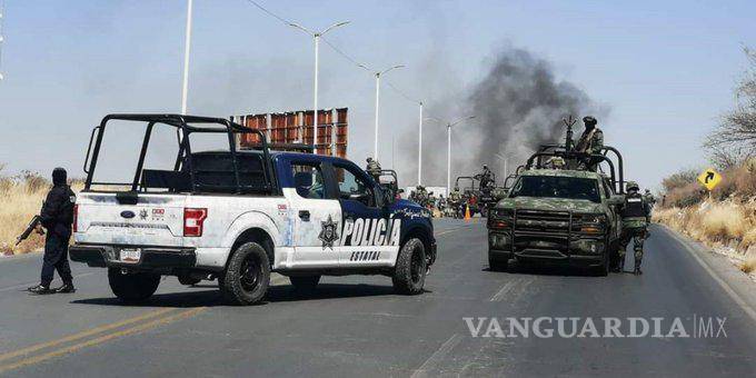 $!Zacatecas vive jornada de violencia, narcobloqueos y enfrentamientos