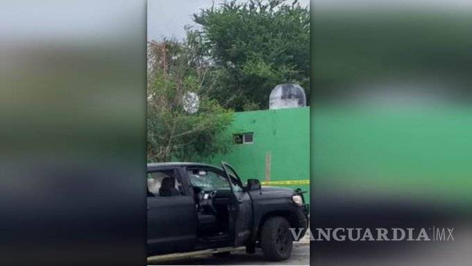 $!Abaten policías de Tamaulipas a ocho en Nuevo Laredo; aseguran armas y vehículo