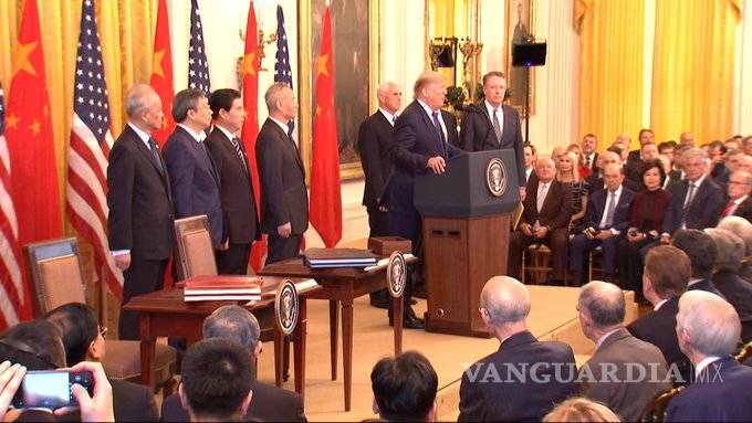$!Trump y Jinping ceden; Estados Unidos y China firman primera fase de acuerdo comercial