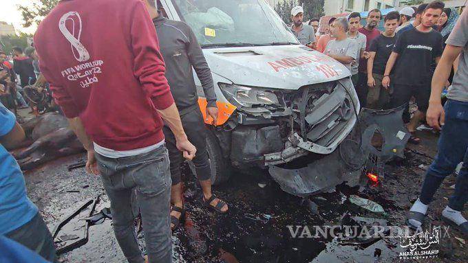 $!Israel confirma ataque contra ambulancia en Gaza que dejó 13 muertos; era usada por Hamás, afirma