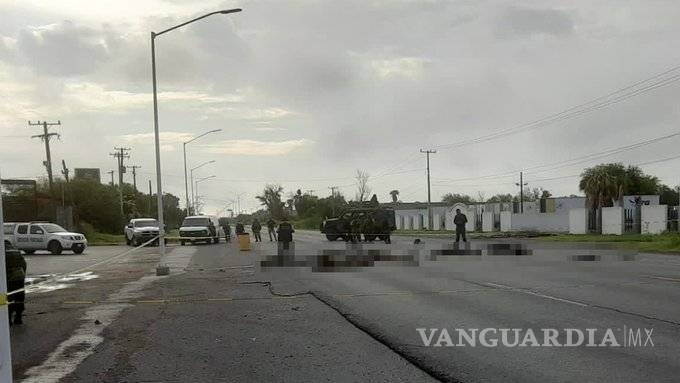 $!Violencia sigue en Tamaulipas, aparecen nueve cuerpos en carretera de Miguel Alemán