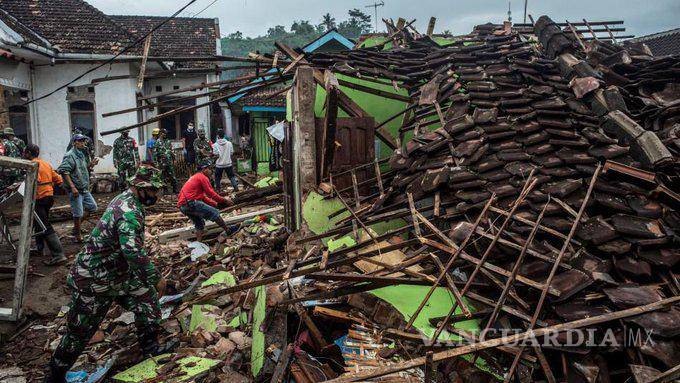 $!Sismo en Indonesia deja al menos 163 muertos; la mayoría son niños
