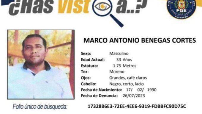 $!Encuentran muerto a aspirante a normalista de Ayotzinapa, Marco Antonio Benegas