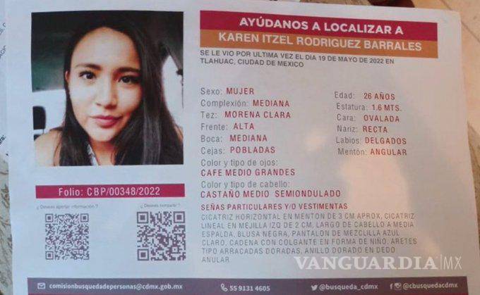 $!Encuentran a Karen Itzel sin vida, desapareció en Tláhuac cuando fue a entregar su tesis