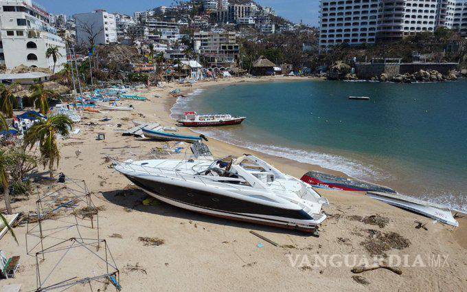 $!Murieron 20 tripulantes de un yate en Acapulco tras paso de Otis, habrían más desaparecidos