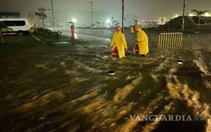 $!Se volvió a inundar la refinería de Dos Bocas