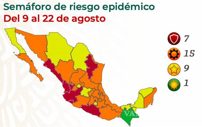 $!21 mil 563 casos y 568 muertes por COVID-19 en México en últimas 24 horas