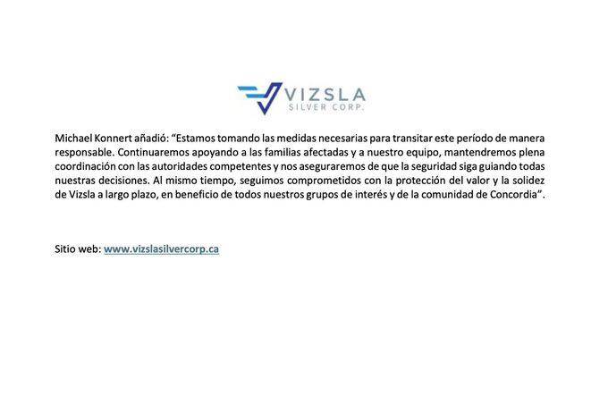 $!Compañía Vizsla niega posible extorsión tras desaparición de 10 mineros en Concordia, Sinaloa
