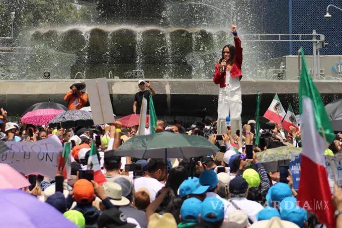 $!La movilización, denominada La Resistencia, que fue convocada por Alessandra Rojo de la Vega, generó una mayor aceptación en redes sociales.
