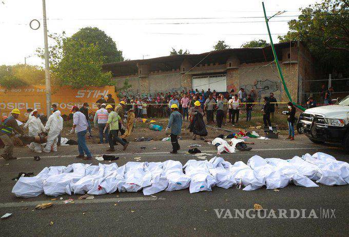 $!Empresa se deslinda de accidente donde murieron 55 migrantes en Chiapas